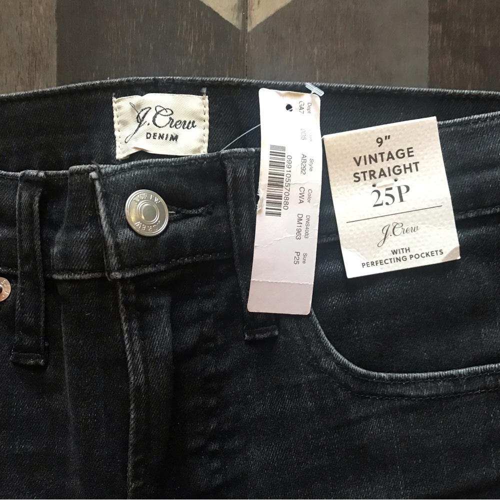 NWT JCrew Vintage Straight Denim